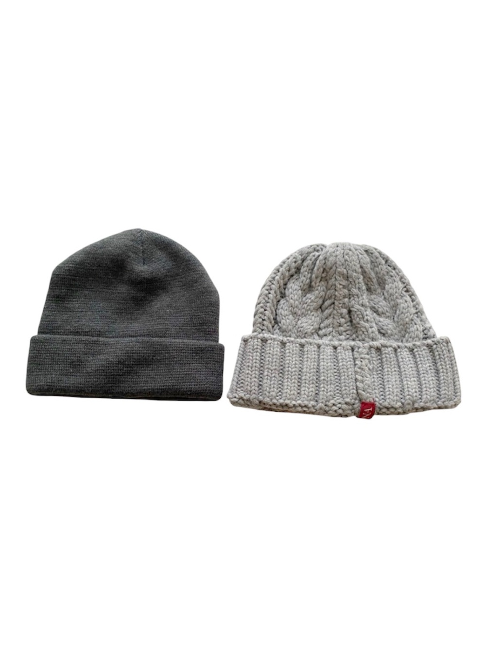 Women’s Winter Knit Beanies - Gray & Charcoal Target Brand Merona